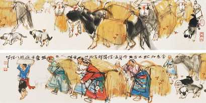 史国良 金色的秋天 镜心